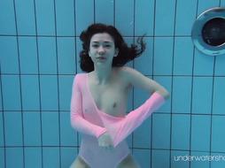 Love Roxalana underwater nude in pool